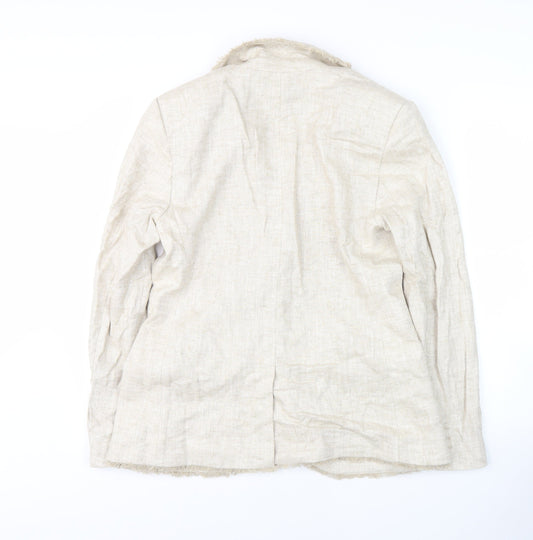 Marks and Spencer Beige Blazer - Size 8