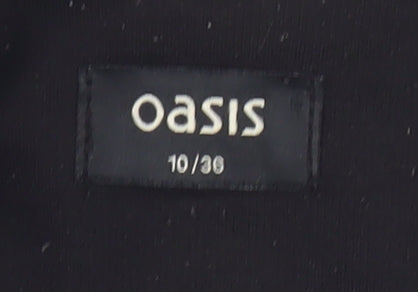 Oasis Women's Grey Blazer, Size 10, Regular Fit, Lined