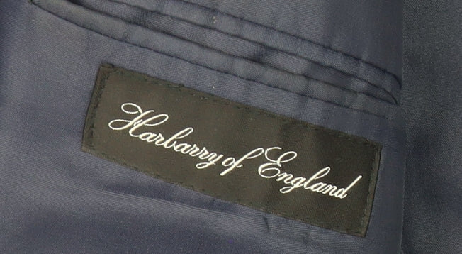 Mens UK Size 40 Harbarry of England Regular Blue Suit Jacket