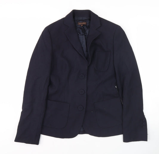 Adolfo Dominguez Women's Blue Blazer Size 10