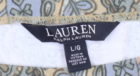 Womens UK Size L Ralph Lauren Multicoloured T-Shirt