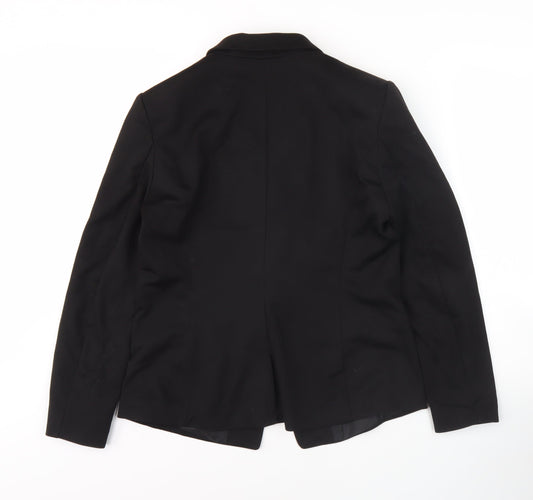 H&M Women's Black Blazer, Size 14, Regular Fit