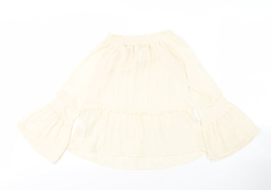 Womens UK Size 6 H&M Ivory Blouse