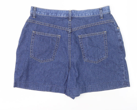 Marks and Spencer Womens Blue Denim Shorts Size 6