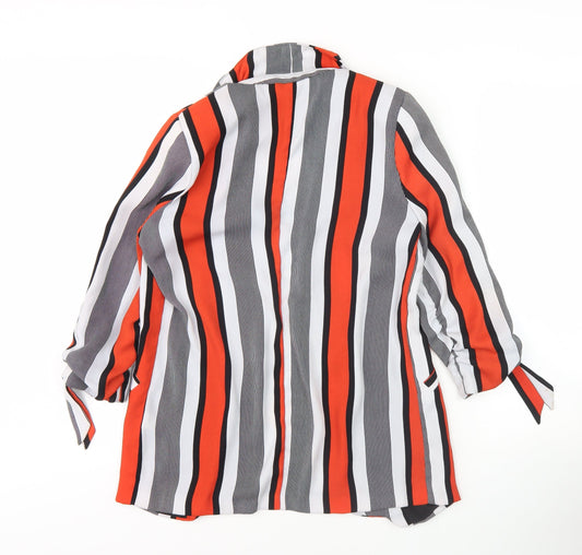 River Island Women's Multicoloured Striped Blazer Size 6