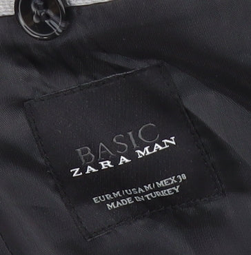 Zara Unisex Black Formal Suit Jacket M