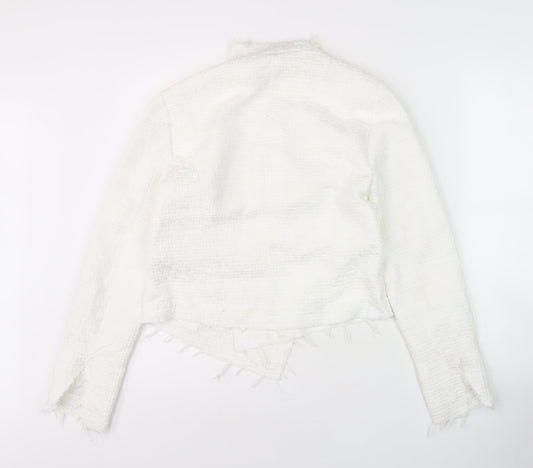Womens UK Size 8 VERO MODA White Basic Jacket