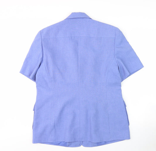 Eastex Women's Blue Suit Jacket Size 14