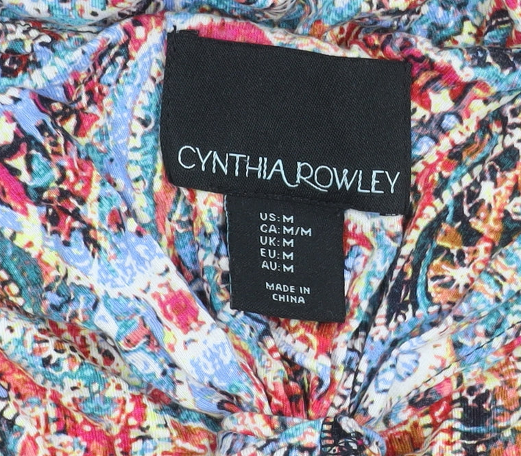 Cynthia Rowley Women's Multicoloured Mini Dress, Medium