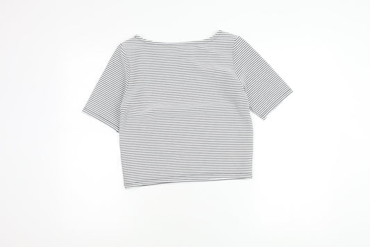 Womens UK Size 10 Warehouse Multicoloured T-Shirt