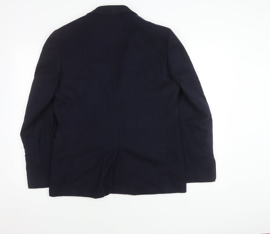 Mens UK Size 40 Topman Regular Blue Suit Jacket