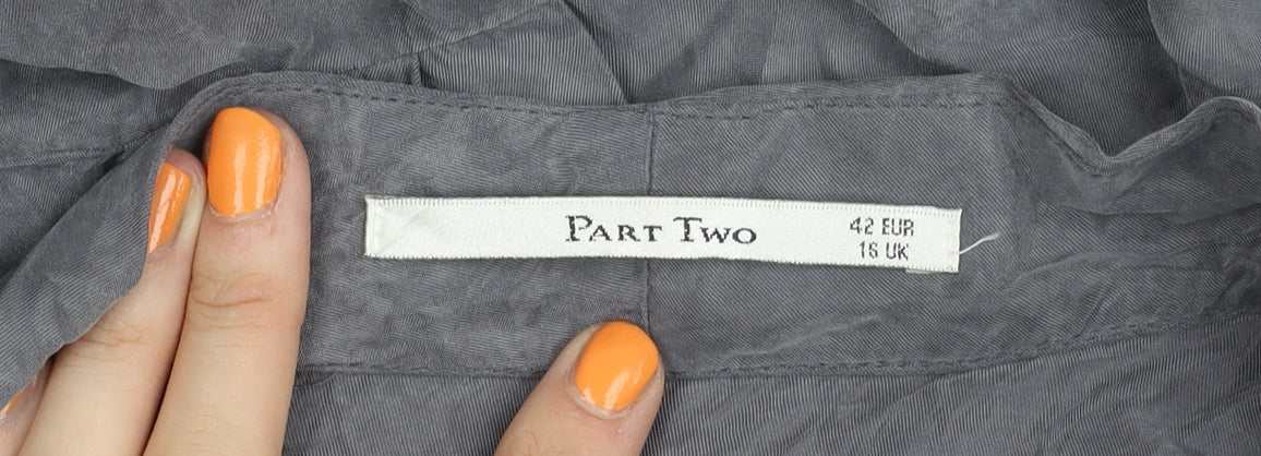 Part Two Grey Dress, Women, Size 16, Wrinkle Resistant