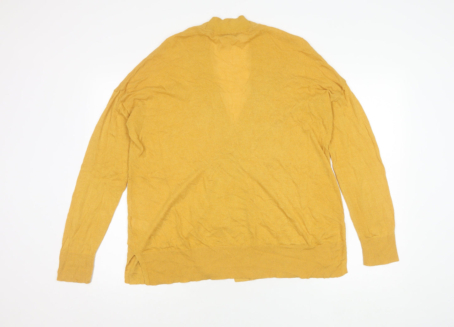 Womens UK Size M NEXT Yellow Cardigan Jumper