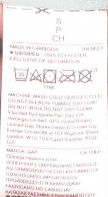 GAP Women's Blue Relaxed Fleece Sweatshirt S