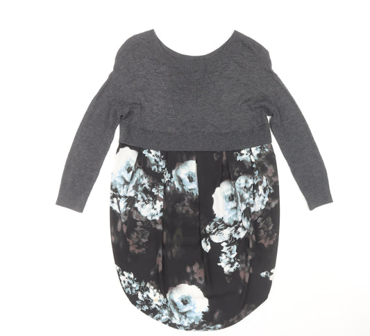 Womens UK Size 6 River Island Multicoloured Basic Blouse