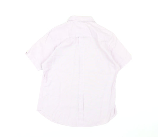Ben Sherman Women's Pink Button-Up Shirt Size 12