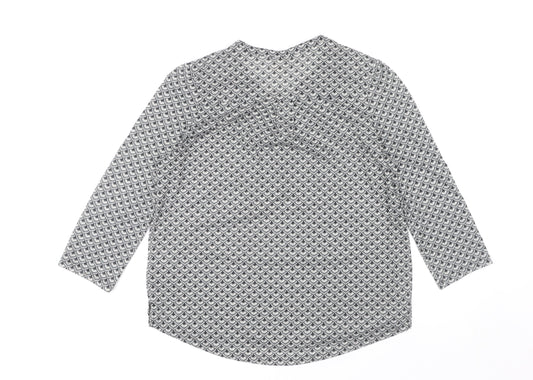 Womens UK Size 12 H&M Multicoloured Basic Blouse