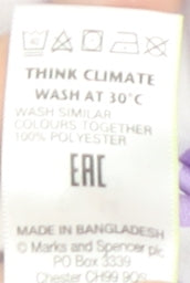 Brand and care label for Marks & Spencer 3/4 Sleeve Floral Blouse UK 14