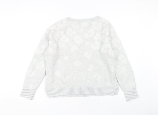 Womens UK Size 12 Principles Grey Pullover Jumper