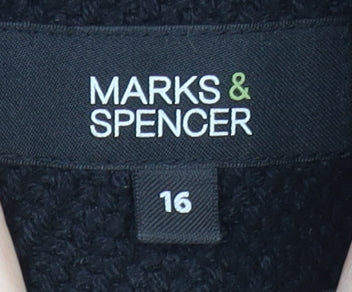 Marks and Spencer Women’s Black Blazer, Size 16