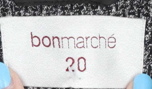 Bonmarché Womens Grey Blazer Size 20 Classic Work