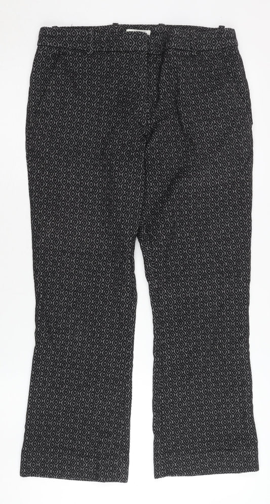 Womens UK Size 12 H&M Black Trousers
