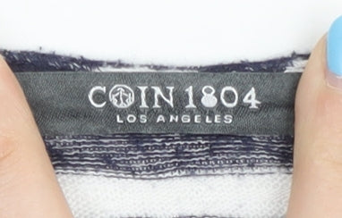 Womens UK Size XL COIN 1804 Black Wrap Jumper