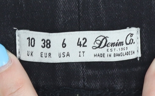 Denim Co. Women's Black Skinny Jeans Size 10