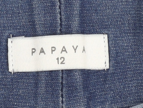 Womens UK Size 12 Papaya Leggings Blue Leggings