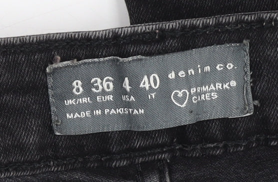 Primark Women's Black Skinny Jeans Size 8