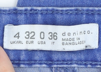 Denimco Women's Blue Skinny Jeans Size 4 Slim Fit