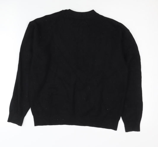Marks and Spencer Women's Black Pullover Jumper Size S