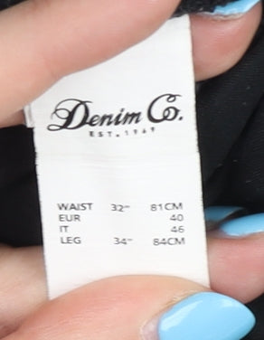 Denim Co. Men's Black Skinny Jeans 32-34