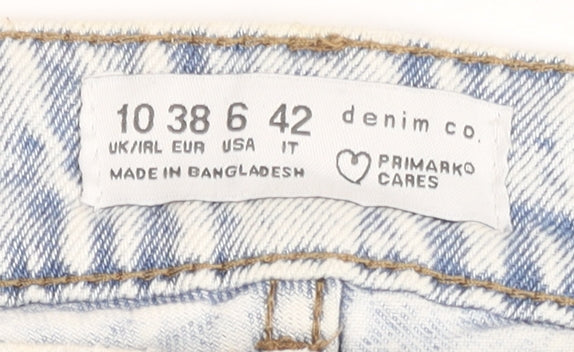 Denim Co Women’s Size 10 Blue Cropped Jeans