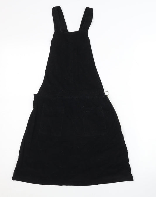 Additional front view of Atmosphere Women's Black Pinafore Dress, size 6
