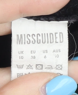 Missguided Women's Black Skinny Jeans Size 10