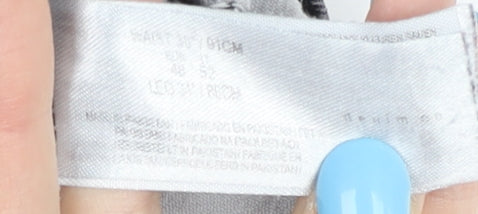 Men's Black Straight Jeans, Size 36 W 34 L, Dark Wash