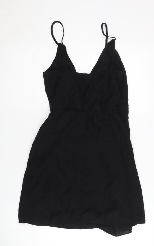Womens UK Size S H&M Black Camisole Wrap