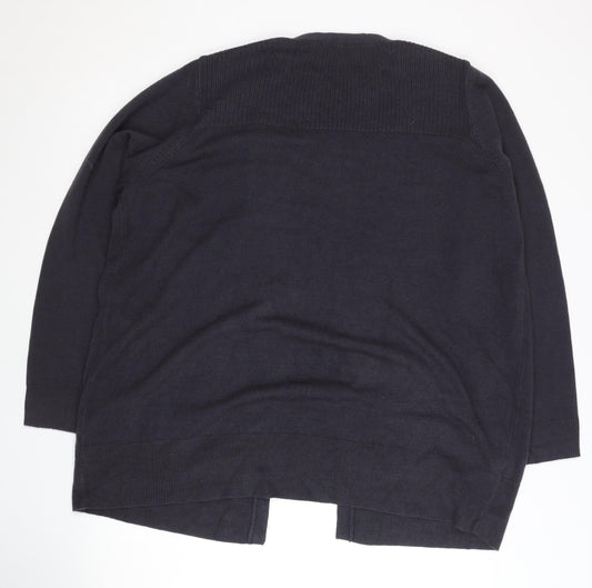 Womens UK Size XL Marks and Spencer Black Cardigan Jumper