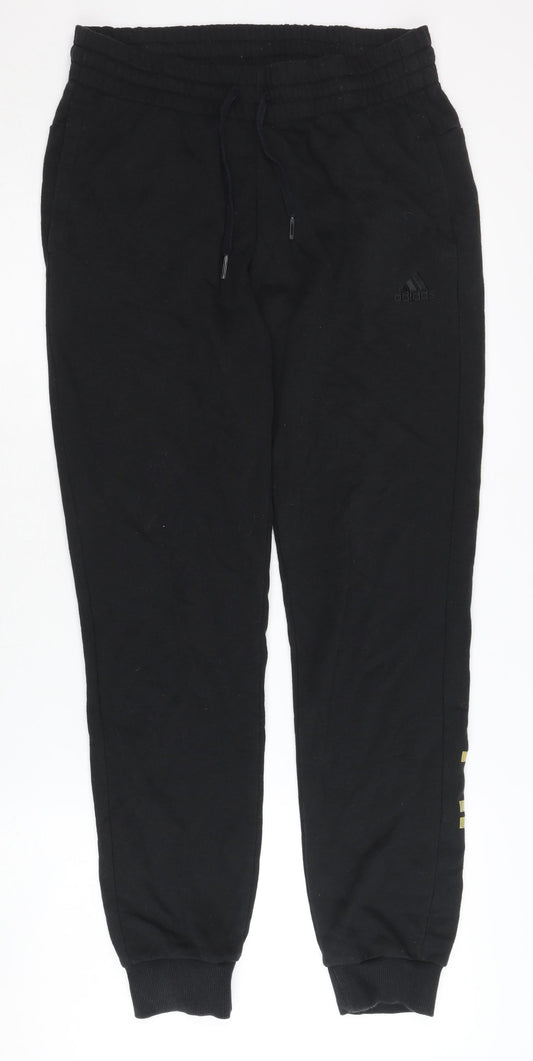 Additional front view of Adidas Women's Black Joggers S - Sporty Comfort