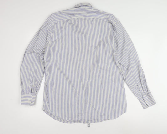 Mens UK Collar Size 15.5 Jaeger Smart Multicoloured Dress Shirt