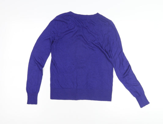 Gap Women's Blue Cardigan, Size S, Button Front