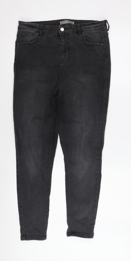Denim Co. Women's Black Skinny Jeans Size 14