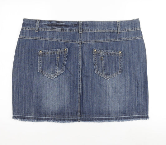 George Women's Blue Denim Pencil Skirt Size 20