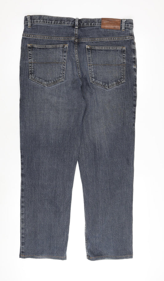 Tu Men's Blue Straight Jeans W34 L30