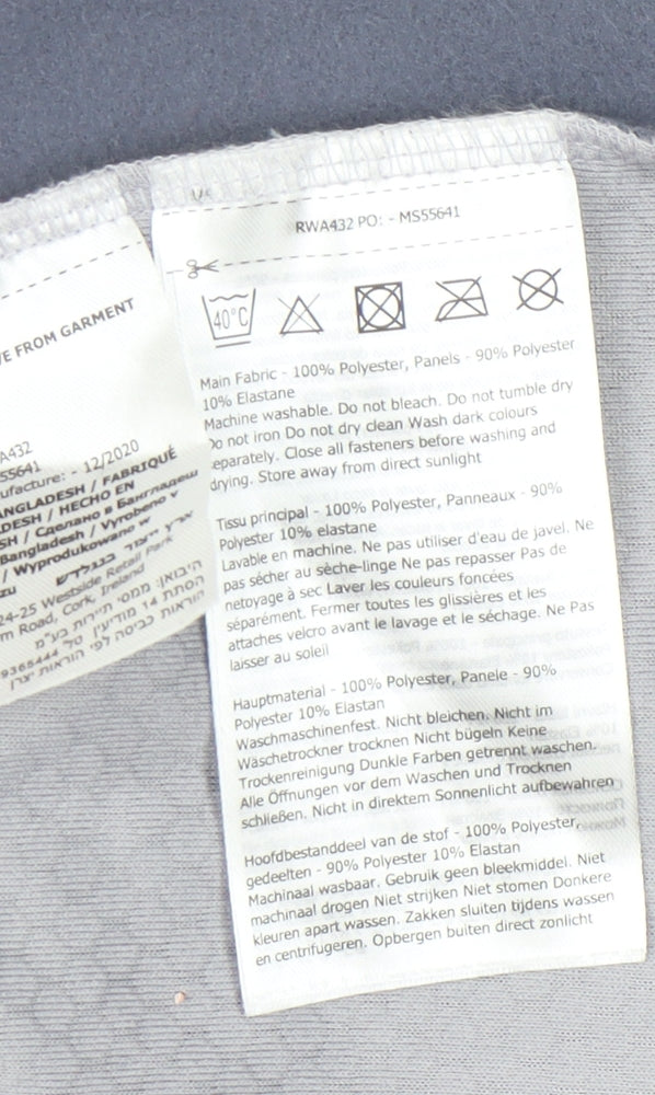 Regatta Women's Grey High Neck 1/2 Zip Sweatshirt Size 18