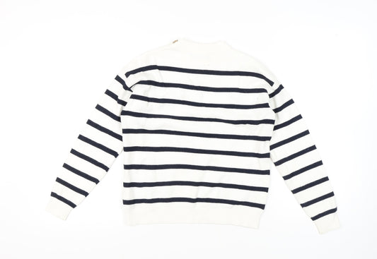 Womens UK Size S Marks and Spencer Ivory Pullover Jumper