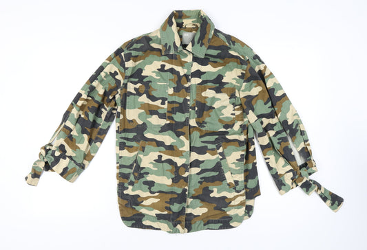 Womens UK Size UK 4 ASOS Multicoloured Military Jacket