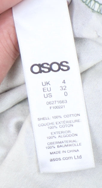 Womens UK Size UK 4 ASOS Multicoloured Military Jacket