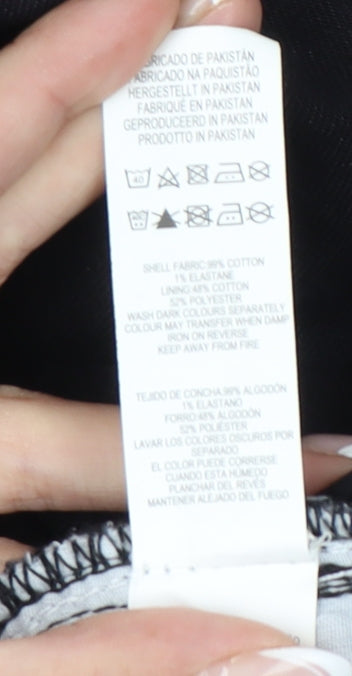 Denim Co. Men's Black Denim Shorts - Size 38